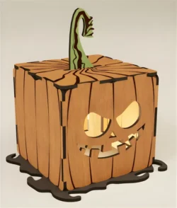 Pumpkin lamp E0023082 file cdr and dxf pdf free vector download for laser cut