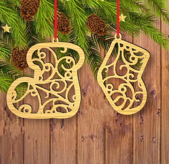 Christmas assembly file cdr and dxf free vector download for Laser cut