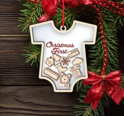 Christmas tree toys E0023164 file cdr and dxf pdf free vector download for Laser cut