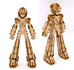 Robot megaman file cdr and dxf free vector download for Laser cut