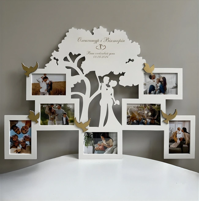 Wedding photo frames E0004532 file cdr and dxf free vector download for laser cut