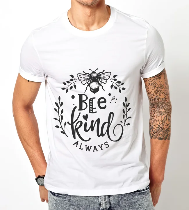 Bee Kind Always E1000082 free download vector file Laser cut and CNC cut wood