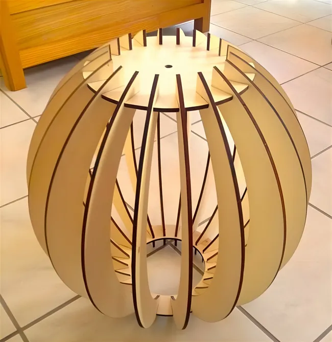 Chandelier Lampshade E1000033 free download vector file Laser cut and CNC cut wood