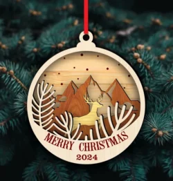 Christmas ball E0023254 file cdr and dxf pdf free vector download for Laser cut