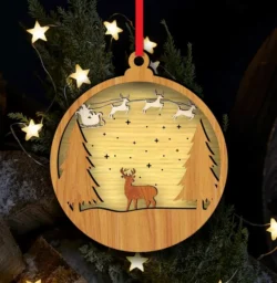 Christmas ball E0023256 file cdr and dxf pdf free vector download for Laser cut