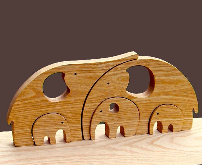 Elephant Family E1000010 Free download vector file Laser cut and CNC Cut Wood