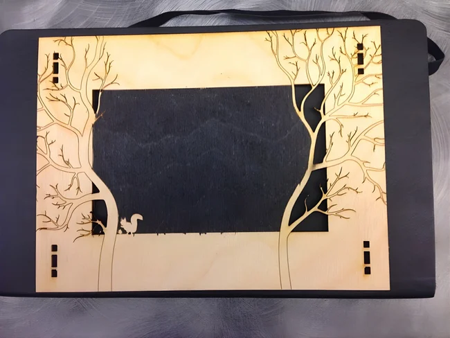 Forest Frame Picture E1000048 free download vector file Laser cut and CNC cut wood