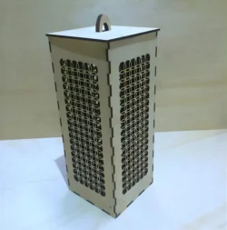 Lampshade box E1000132 free download vector file Laser cut and CNC cut wood