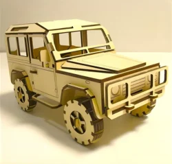 Land Rover Defender – car E1000055 free download vector file Laser cut and CNC cut wood