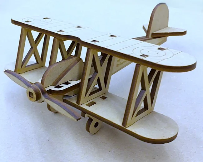 Toy Airplane E1000016 Free download vector file Laser cut and CNC Cut Wood