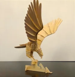 Wooden eagle model E1000105 free download vector file Laser cut and CNC cut wood