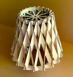 Wooden lamp E1000138 free download vector file Laser cut and CNC cut wood