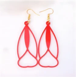 Acrylic jewelry drop earrings E1000188 free download vector files Laser cut and CNC cut wood