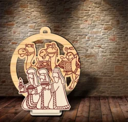 Christmas decoration E1000244 free download vector files Laser cut and CNC cut wood