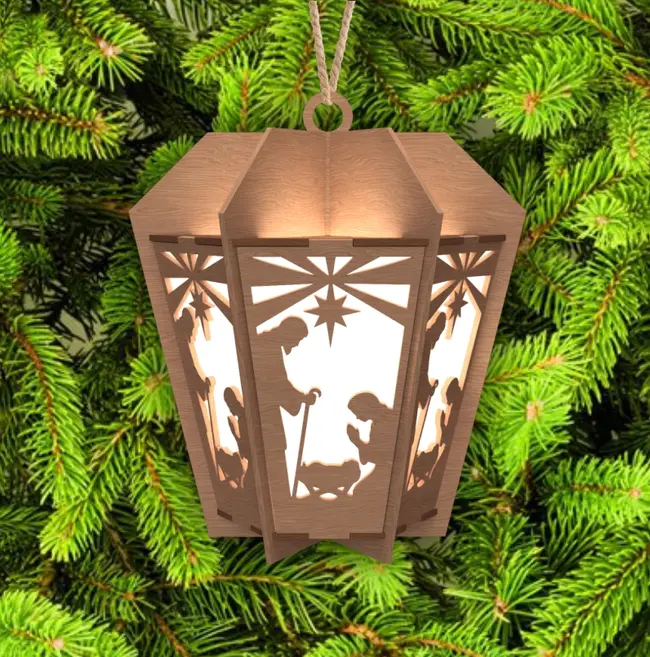 Christmas light E1000195 free download vector files Laser cut and CNC cut wood