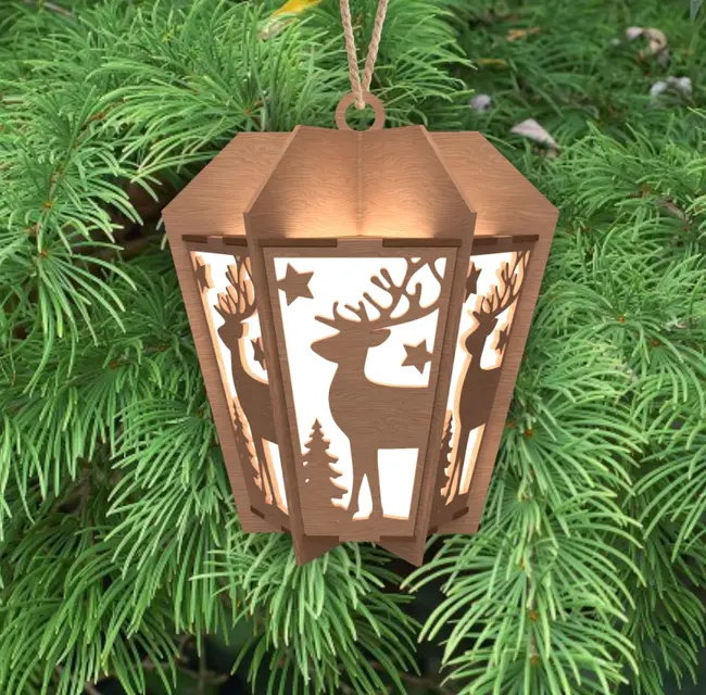 Christmas light E1000196 free download vector files Laser cut and CNC cut wood