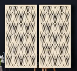 Design pattern panel screen E0023353 file cdr and dxf pdf free vector download for Laser cut CNC