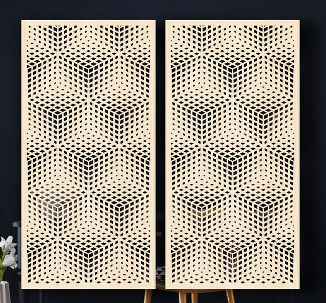 Design pattern panel screen E0023353 file cdr and dxf pdf free vector download for Laser cut CNC