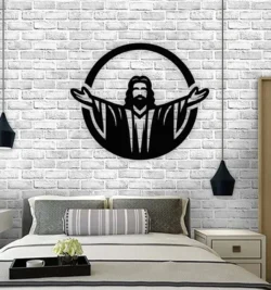 Jesus E0023326 file cdr and dxf pdf free vector download for Laser cut plasma