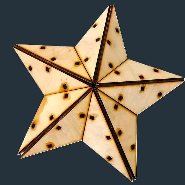 Star Generator 3D Puzzle E1000233 free download vector files Laser cut and CNC cut wood