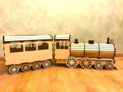 Wooden Train E1000208 free download vector files Laser cut and CNC cut wood