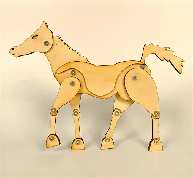 Wooden horse toy E1000215 free download vector files Laser cut and CNC cut wood