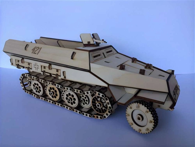 Armored personnel carrier S0000849 file cdr and dxf pdf free vector download for Laser cut