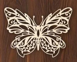 Butterfly E0023391 file cdr and dxf pdf free vector download for Laser cut