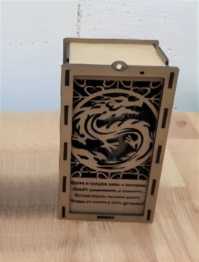 Chinese dragon bottle packaging box S0000382 file cdr and dxf pdf free vector download for Laser cut