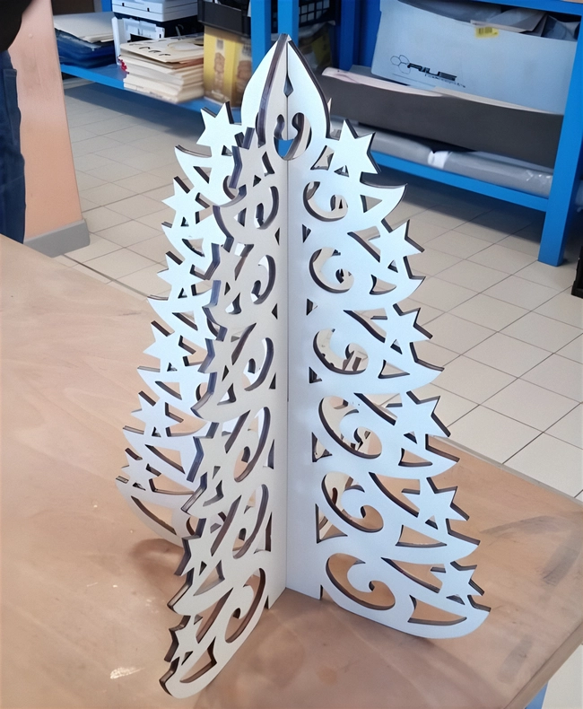 Christmas tree 5mm S0000088 file cdr and dxf pdf free vector download for Laser cut