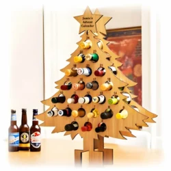 Christmas tree alcohol advent calendar S0000388 file cdr and dxf pdf free vector download for Laser cut