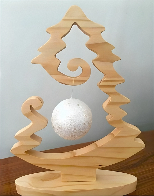 Christmas tree bauble holder S0000032 file cdr and dxf pdf free vector download for Laser cut