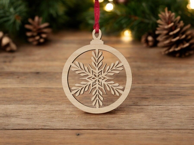 Christmas tree hanging ornament S0000889 file cdr and dxf pdf free vector download for Laser cut