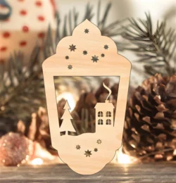 Christmas tree ornament hanging bauble S0000555 file cdr and dxf pdf free vector download for Laser cut