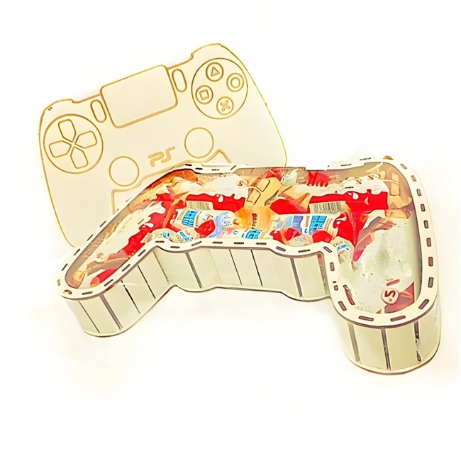 Controller candy box game handle gift box S0000157 file cdr and dxf pdf free vector download for Laser cut