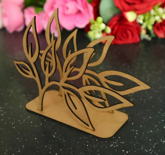 Flower decorative napkin holder S0000502 file cdr and dxf pdf free vector download for Laser cut