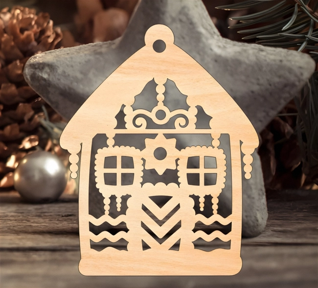 Home ornament bauble christmas S0000560 file cdr and dxf pdf free vector download for Laser cut