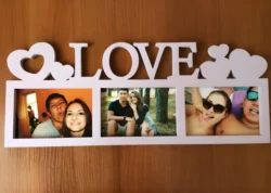 Love photo frame S0000199 file cdr and dxf pdf free vector download for Laser cut