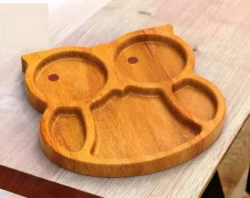 Owl Shaped Wooden Kids Plate S0000603 file cdr and dxf pdf free vector download for Laser cut