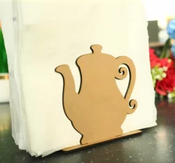 Teapot napkin holder stand S0000227 file cdr and dxf pdf free vector download for Laser cut