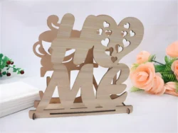 Wooden home napkin holder 3mm S0000246 file cdr and dxf pdf free vector download for Laser cut