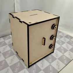 Wooden safe box S0000073 file cdr and dxf pdf free vector download for Laser cut