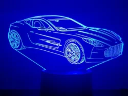 Aston martin one 77 car S0001268 file cdr and dxf pdf free vector download for Laser cut