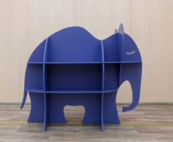 Baby elephant storage shelf S0001270 file cdr and dxf pdf free vector download for Laser cut