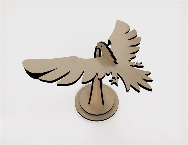 Balance bird science learning gravity bird S0001559 file cdr and dxf pdf free vector download for Laser cut