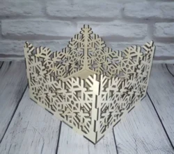 Christmas napkin holder S0001330 file cdr and dxf pdf free vector download for Laser cut