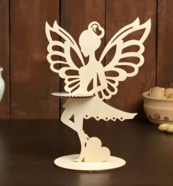 Fairy napkin holder for party decoration S0001619 file cdr and dxf pdf free vector download for Laser cut