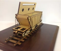 Grain hopper railway wagon desk S0001388 file cdr and dxf pdf free vector download for Laser cut