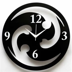 Wheel art round wall clock S0001527 file cdr and dxf pdf free vector download for Laser cut