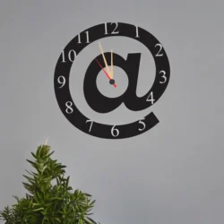 Wood wall clock S0001237 file cdr and dxf pdf free vector download for Laser cut